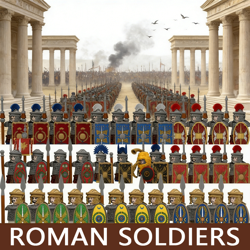 Model Kit Gunpla - Medieval Military Series Figures Building Blocks