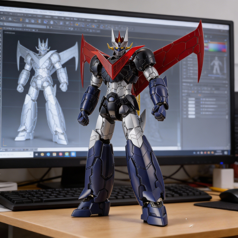 Model Kit Mazinger - Bandai Original Mazinger Z Model Kit
