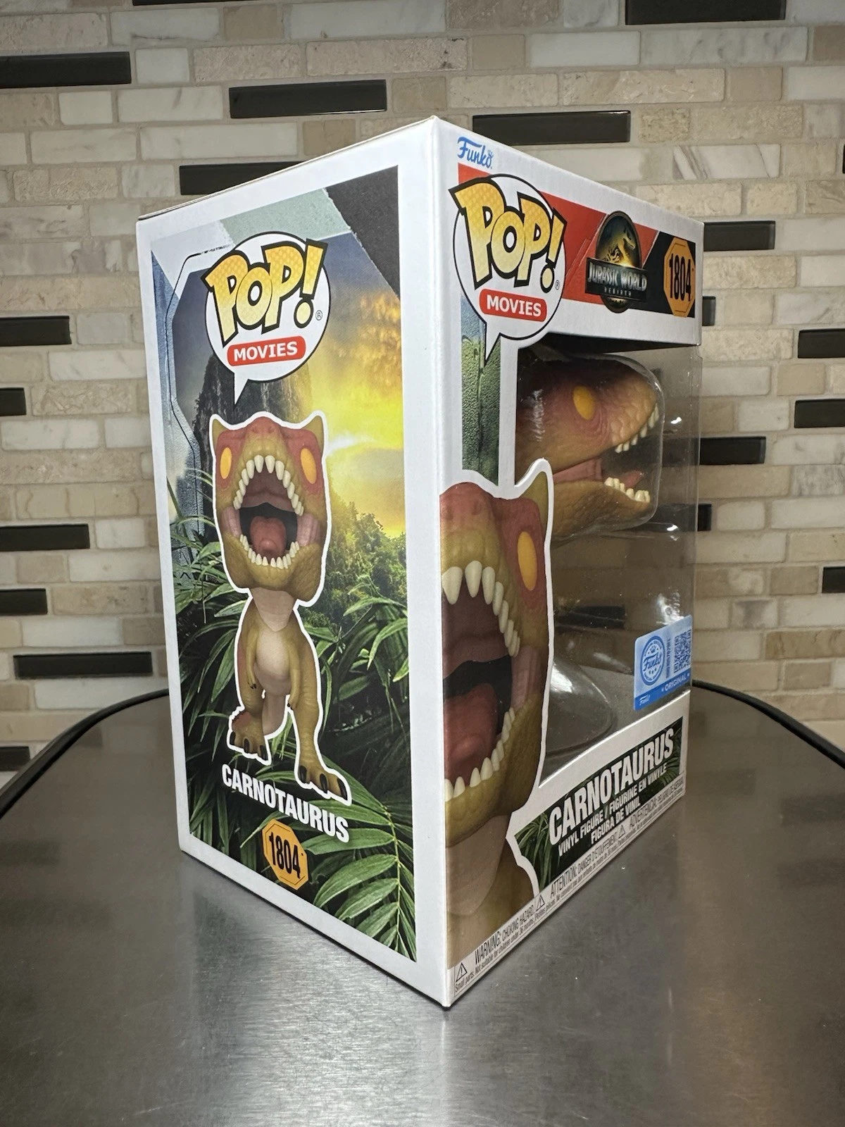 Model Kit Jurassic Park - Funko Pop Jurassic World:Rebirth Carnotaurus 1804
