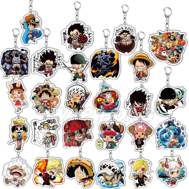 Model Kit Judge - One Piece Acrylic Figurine Keychain Toy
