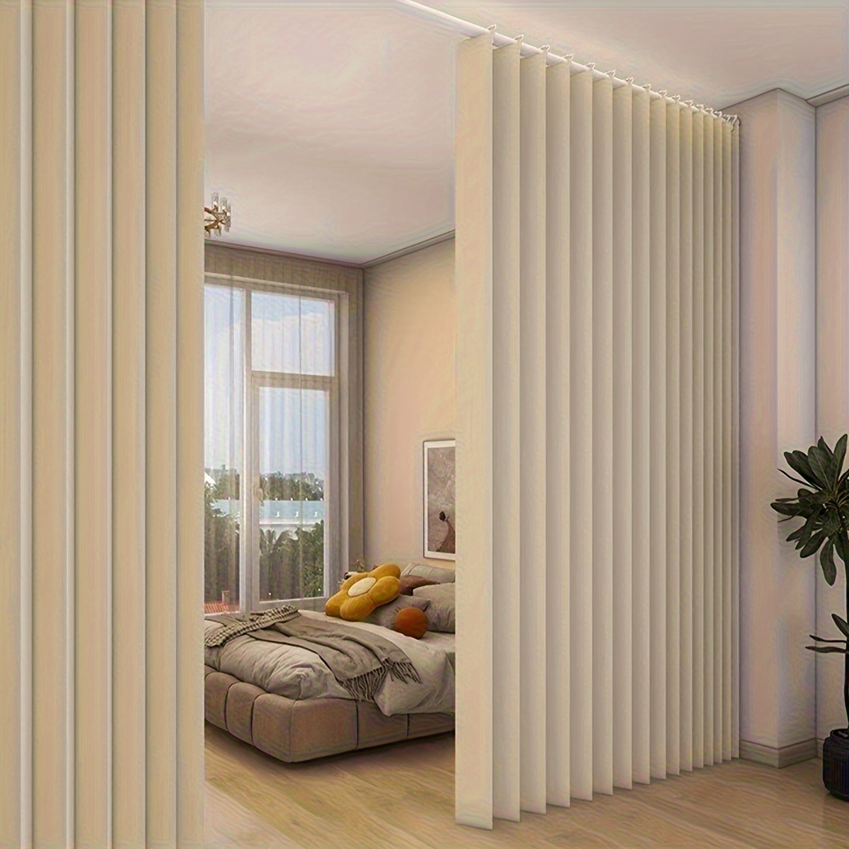 Panel Line Marker - Room Divider Curtain Panel for Bedroom,