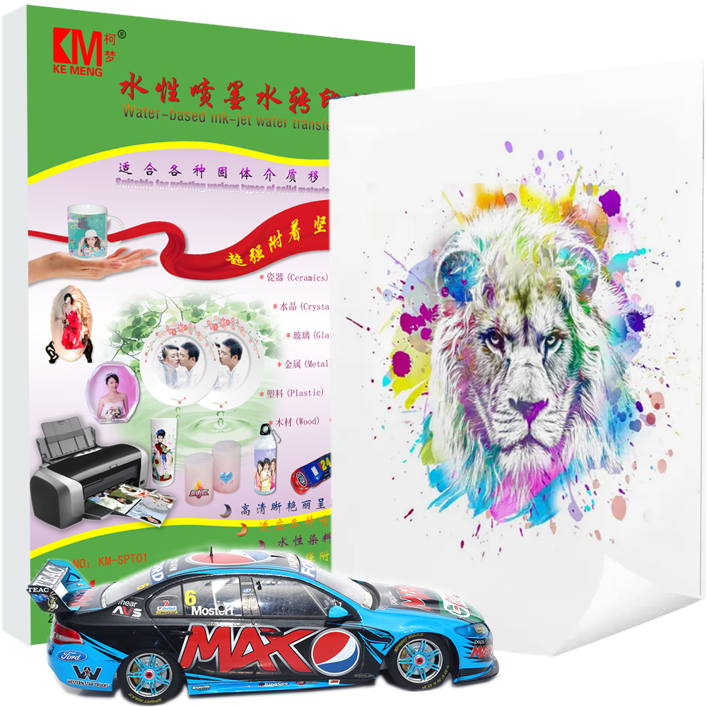 Waterslide Decal Paper - Waterslide Decal Paper Inkjet Clear A5