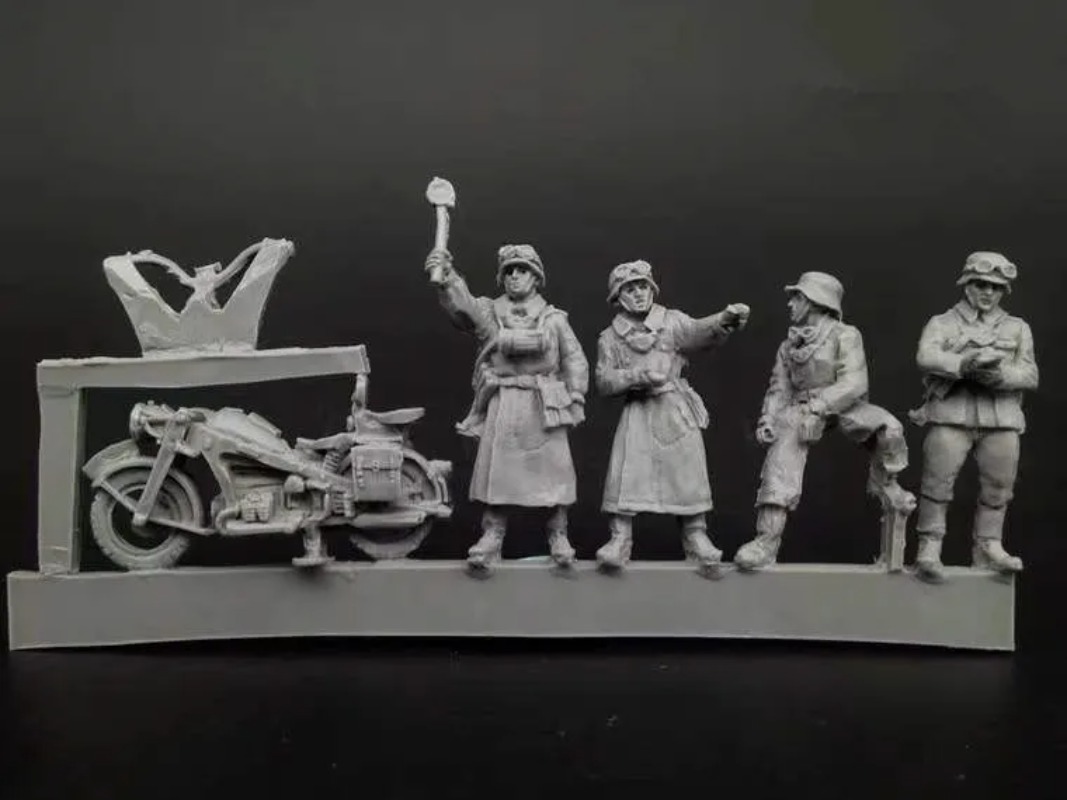 Model Kit Gunpla - 1/72 Resin Character Model Soldier 4