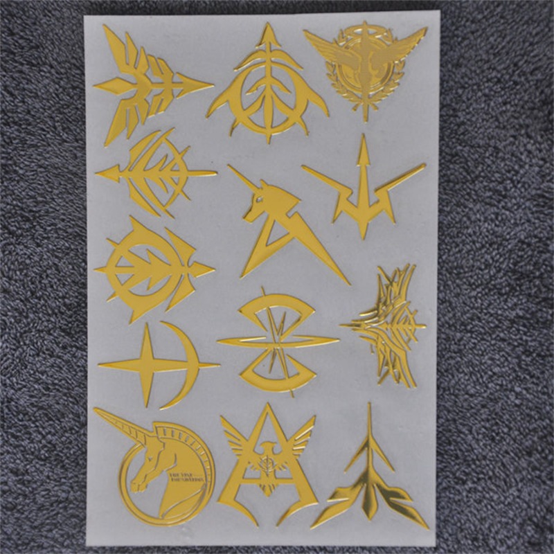 Model Kit Code Geass - New Gundam Metal Stickers Anime Action