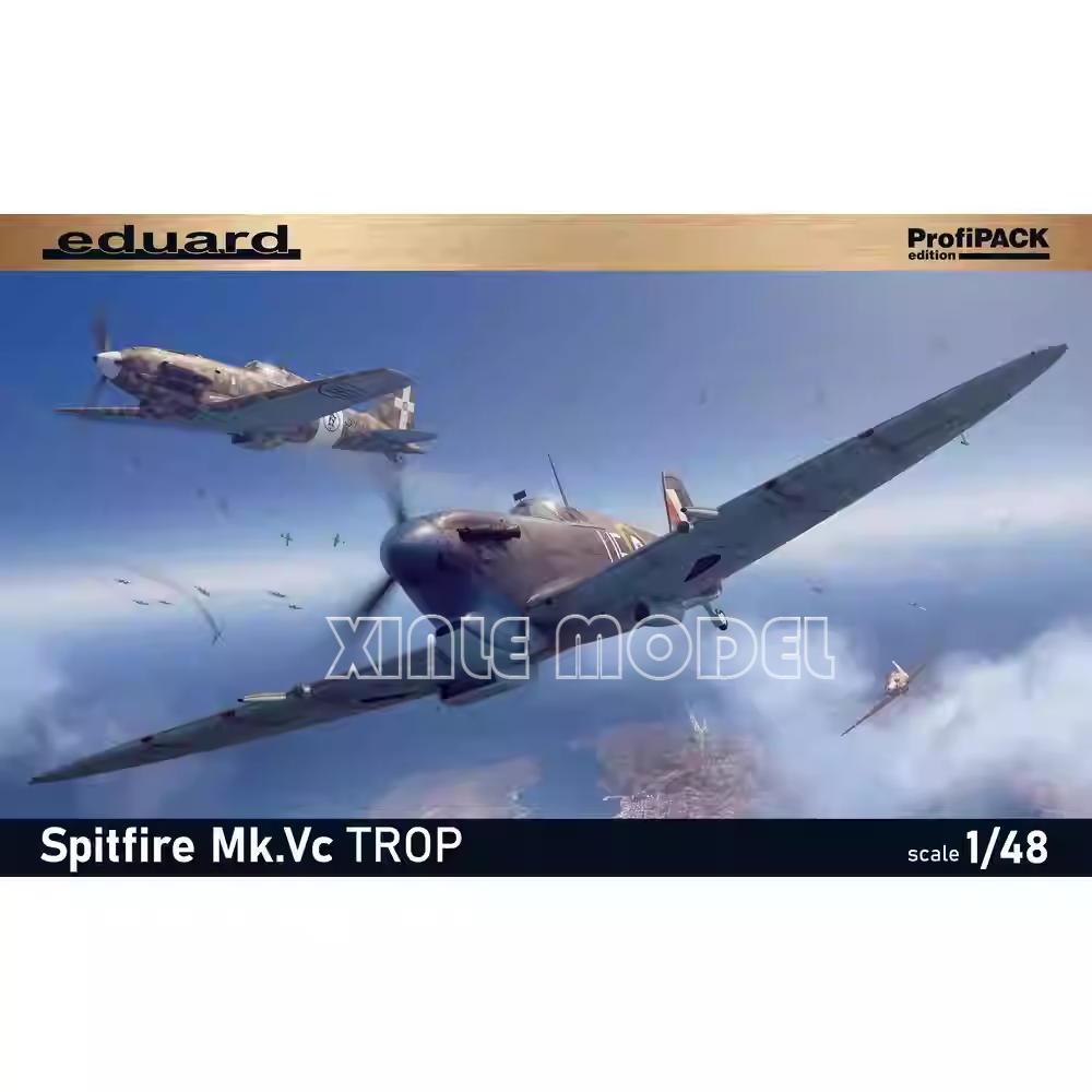 Model Kit Spitfire - Eduard Plastic Assembled Plane Model Kit