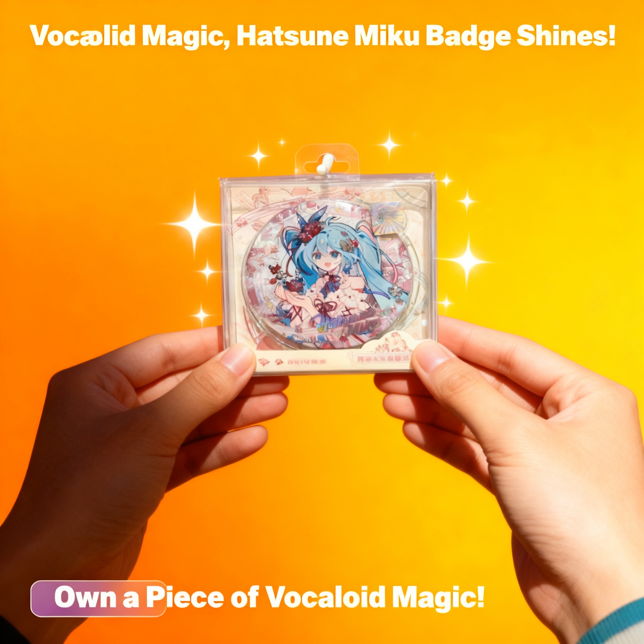 Model Kit Hatsune Miku - Miku Hatsune Figure Badge Anime Cute