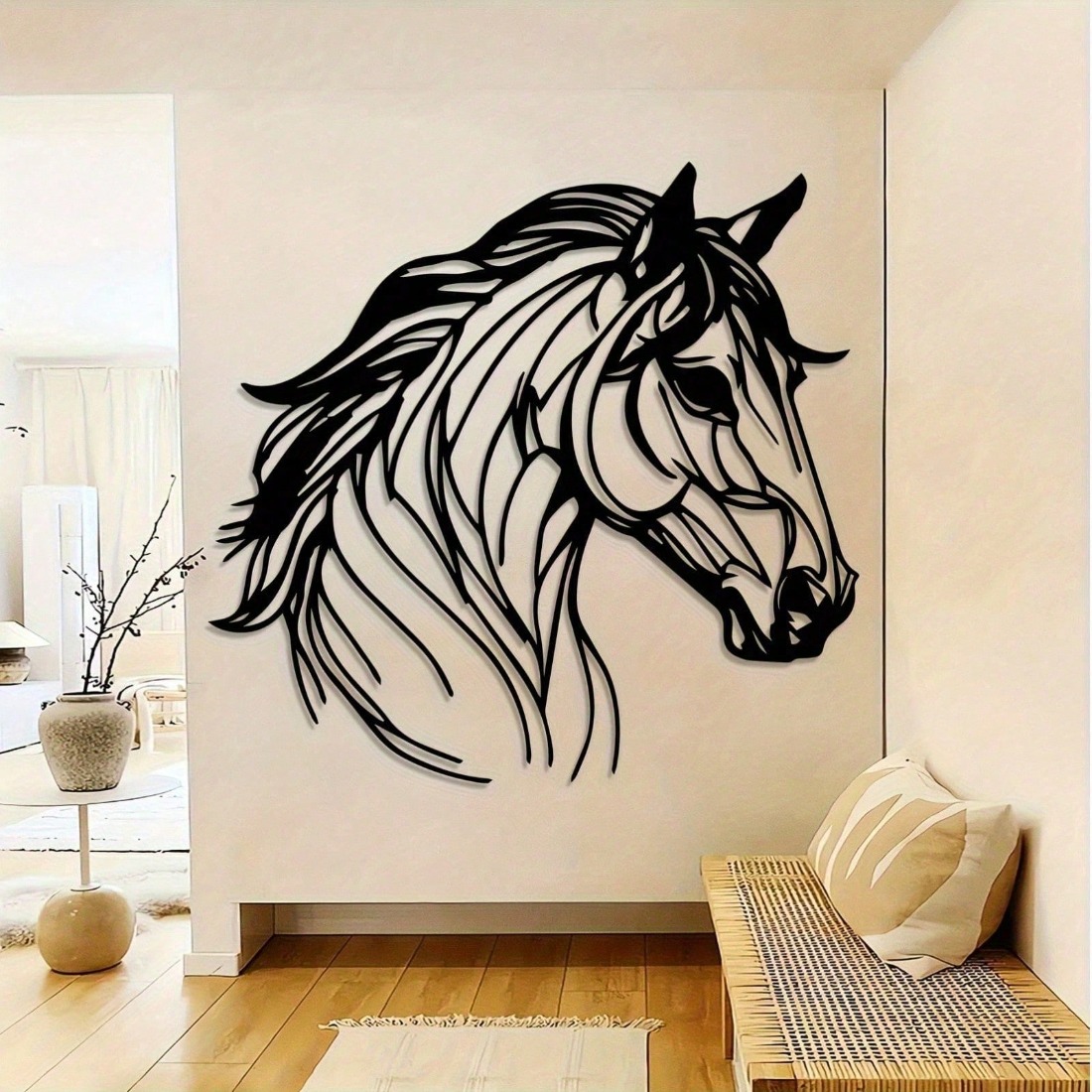 Model Kit Vintage - Vintage Wild Horse Metal Wall Art,