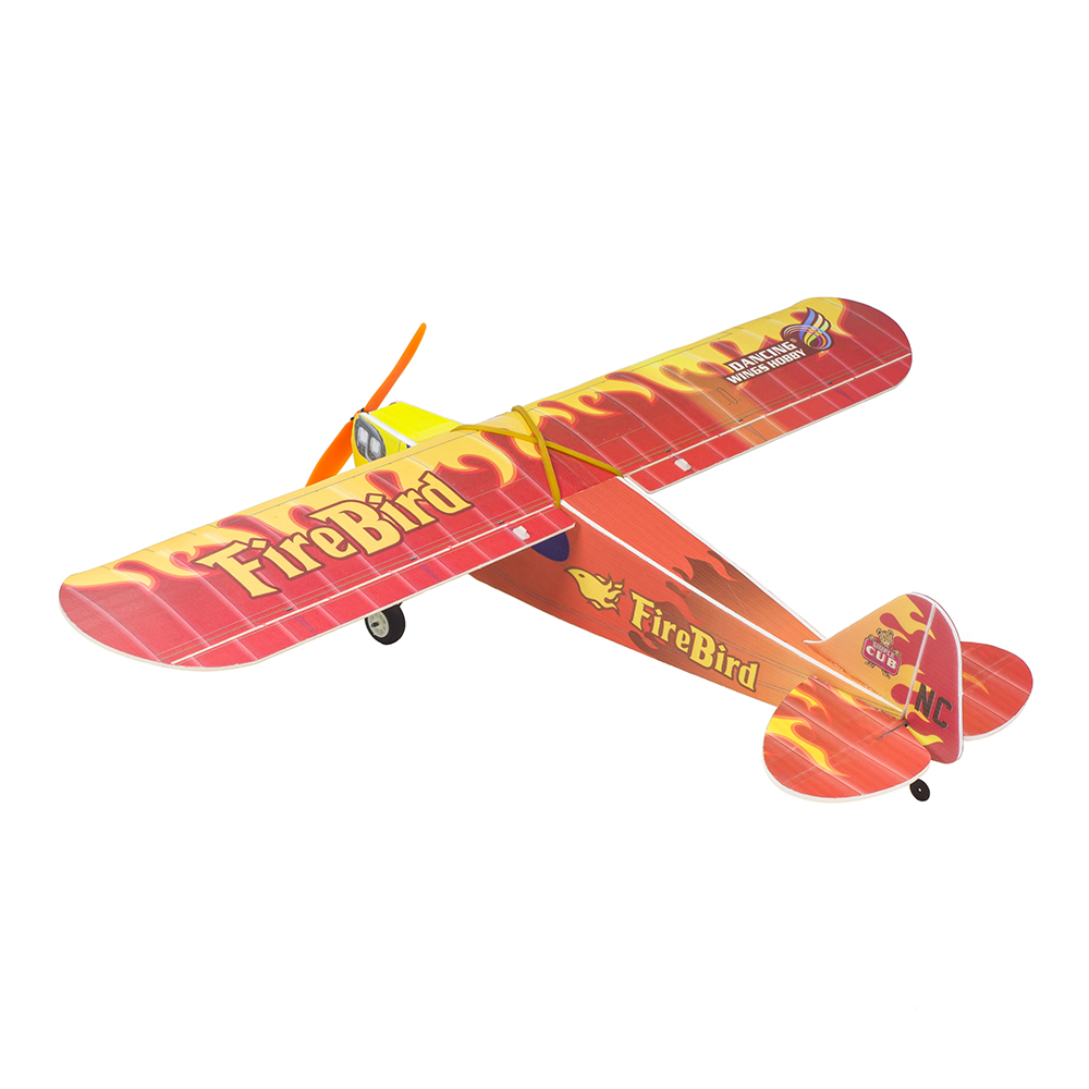 J3 Fire Bird 600mm PP Foam RC  - Model Kit Airplane ulasan dan harga