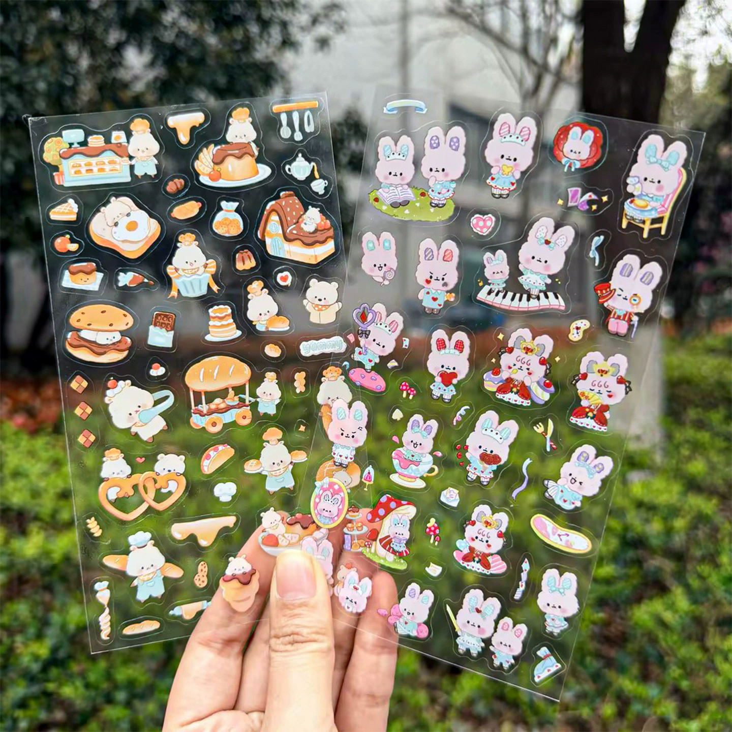 6 Sheets Kawaii Hamster Bakery - Waterslide Decal Paper ulasan dan harga