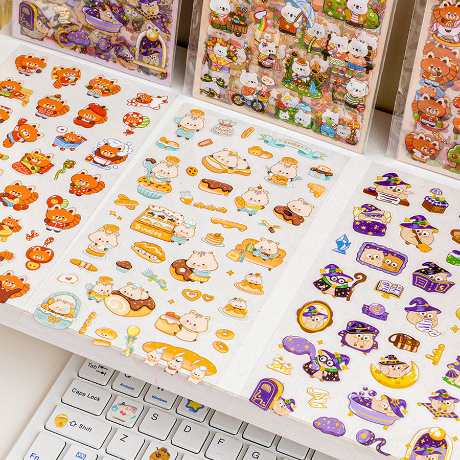 6 Sheets Kawaii Hamster Bakery - Waterslide Decal Paper ulasan dan harga