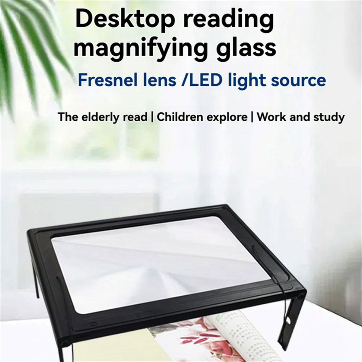 ABNJ Reading Magnifier 3X Larg - Magnifier With Light ulasan dan harga