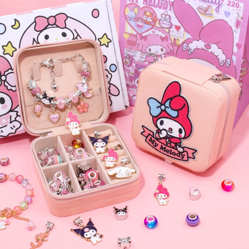 Sanrio Kuromi Beads Charm Brac - Model Kit Box ulasan dan harga