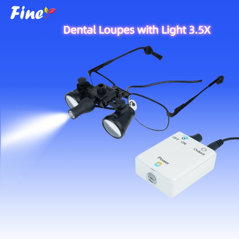 Finer Dental Magnifying Glass  - Magnifier With Light ulasan dan harga