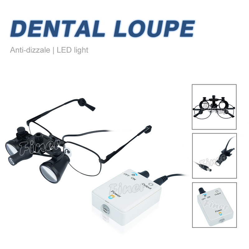Finer Dental Magnifying Glass  - Magnifier With Light ulasan dan harga