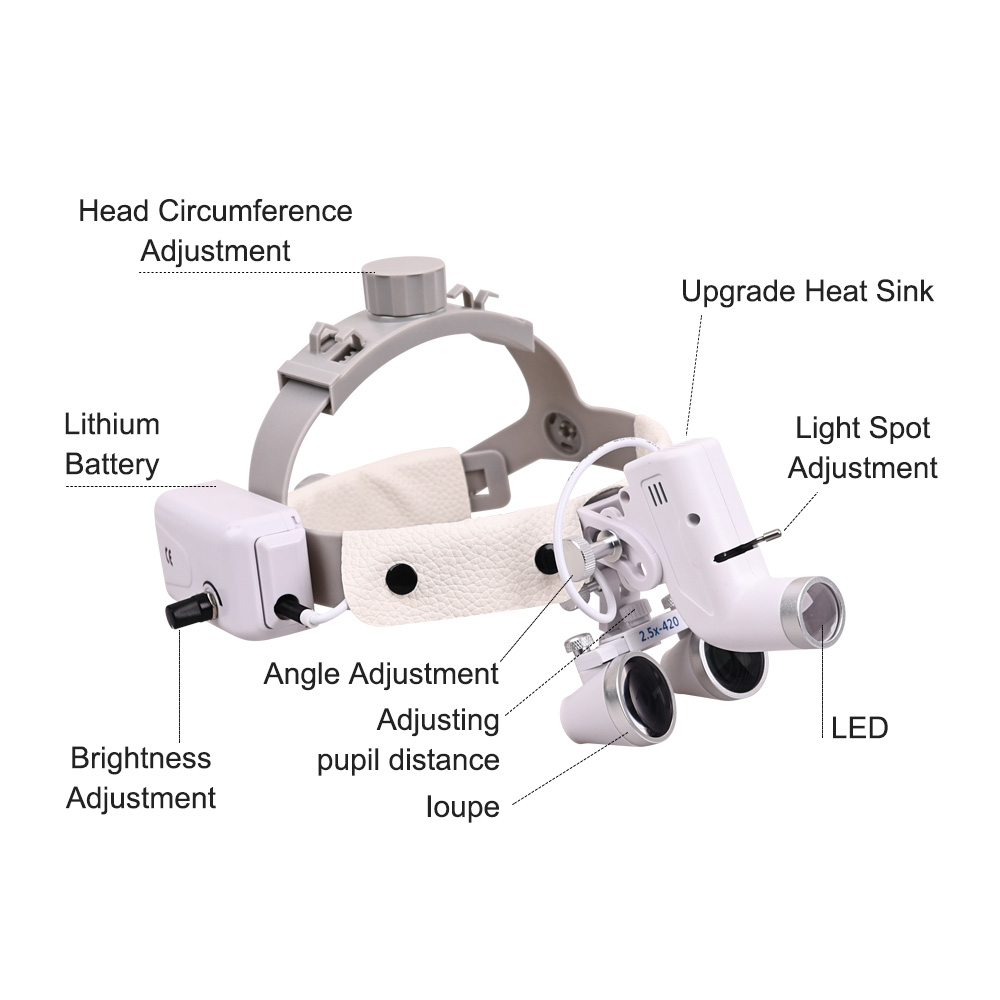 Dental Led Light Surgical Magn - Magnifier With Light ulasan dan harga