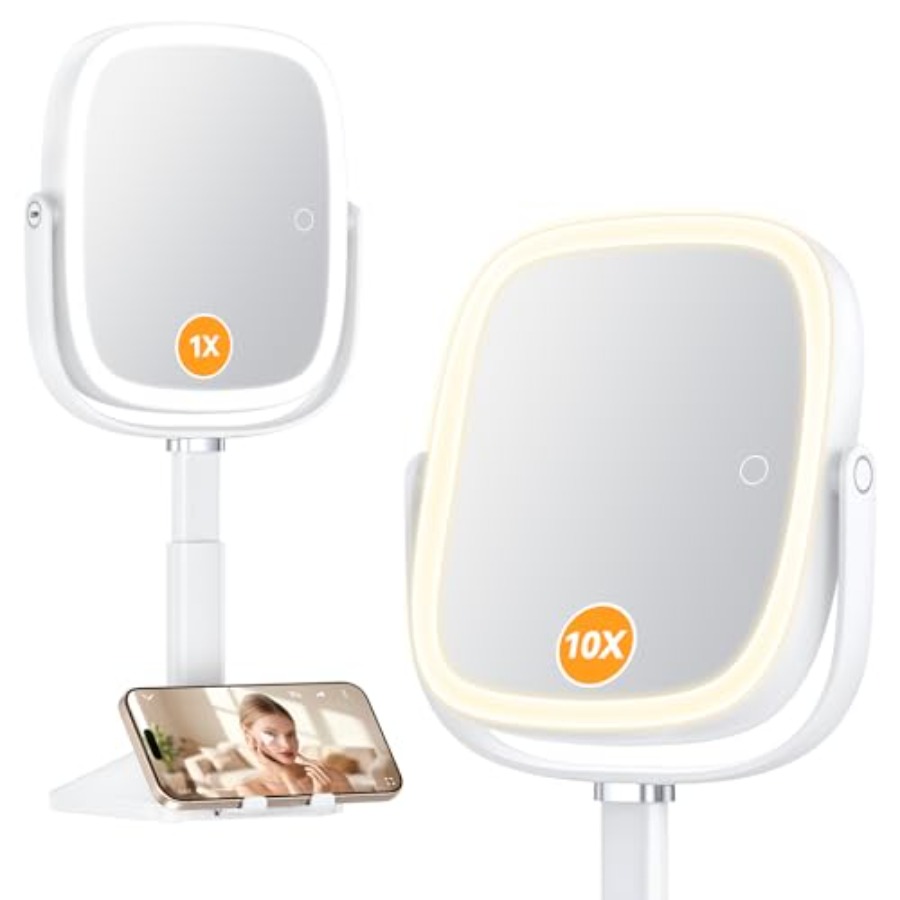 1X/10X Lighted Magnifying Mirr - Magnifier With Light ulasan dan harga