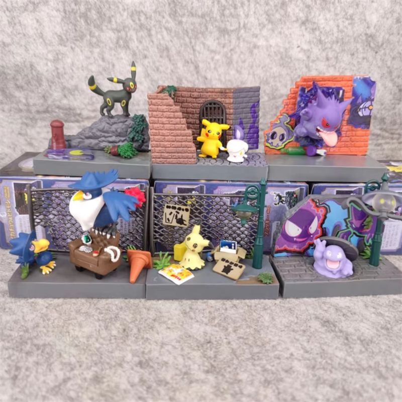 6pcs/set Anime Pokemon Town Se - Model Kit Umbreon ulasan dan harga