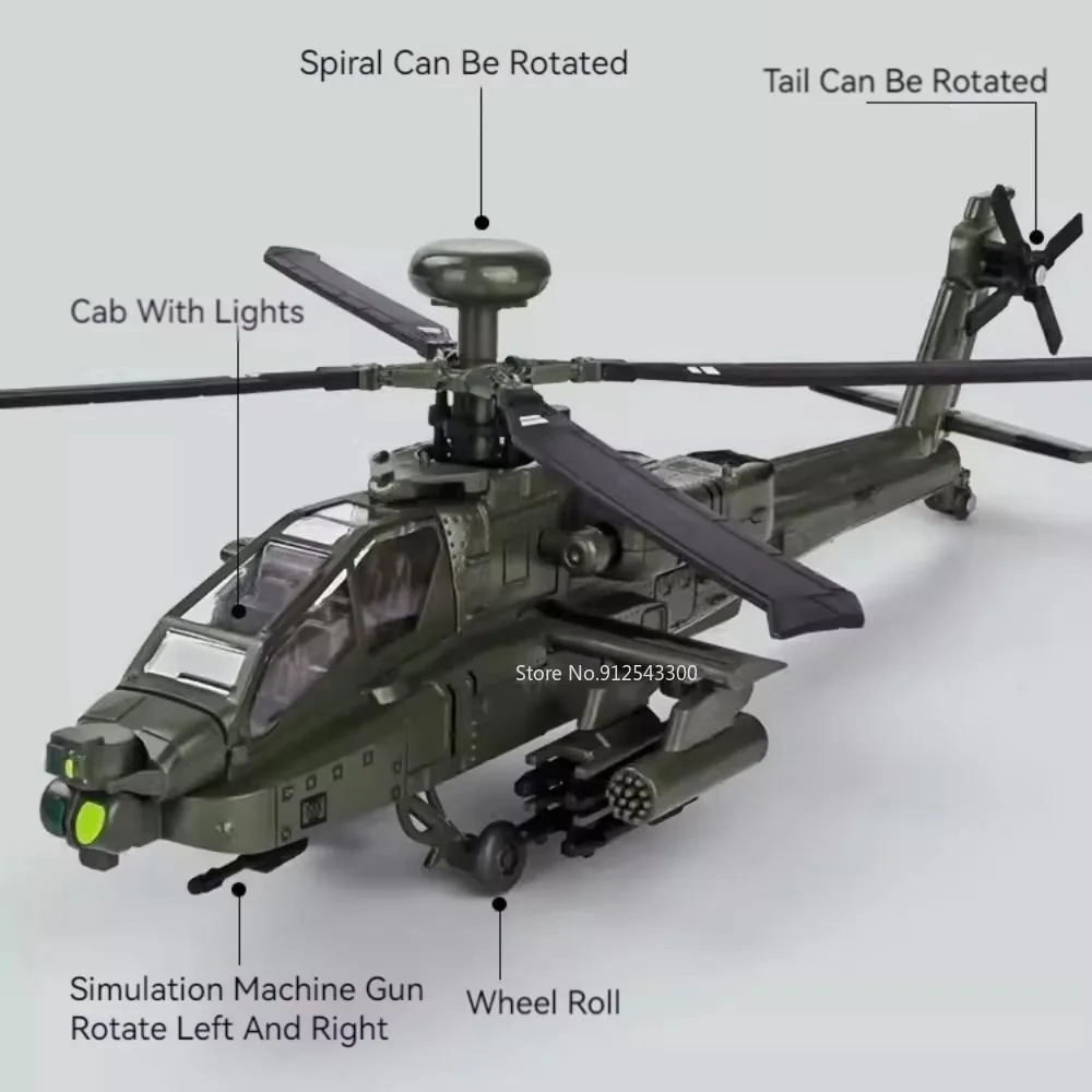 1:32 Scale AH-64 Airplane Mode - Model Kit Aircraft ulasan dan harga