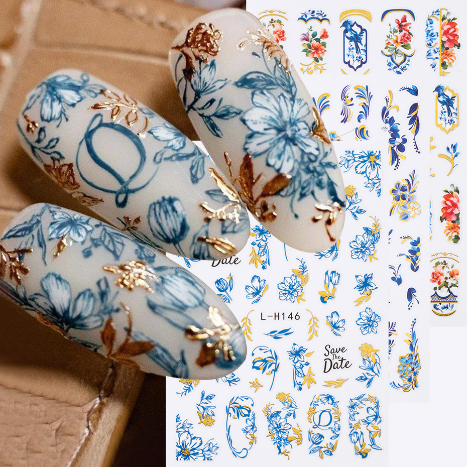 2/3 pcs 3D Vintage Bronzing Bl - Waterslide Decal Paper ulasan dan harga