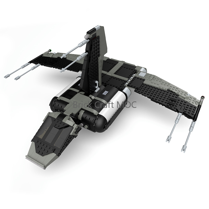 MOC Sci-Fi Infernum-Style Figh - Model Kit X Wing ulasan dan harga