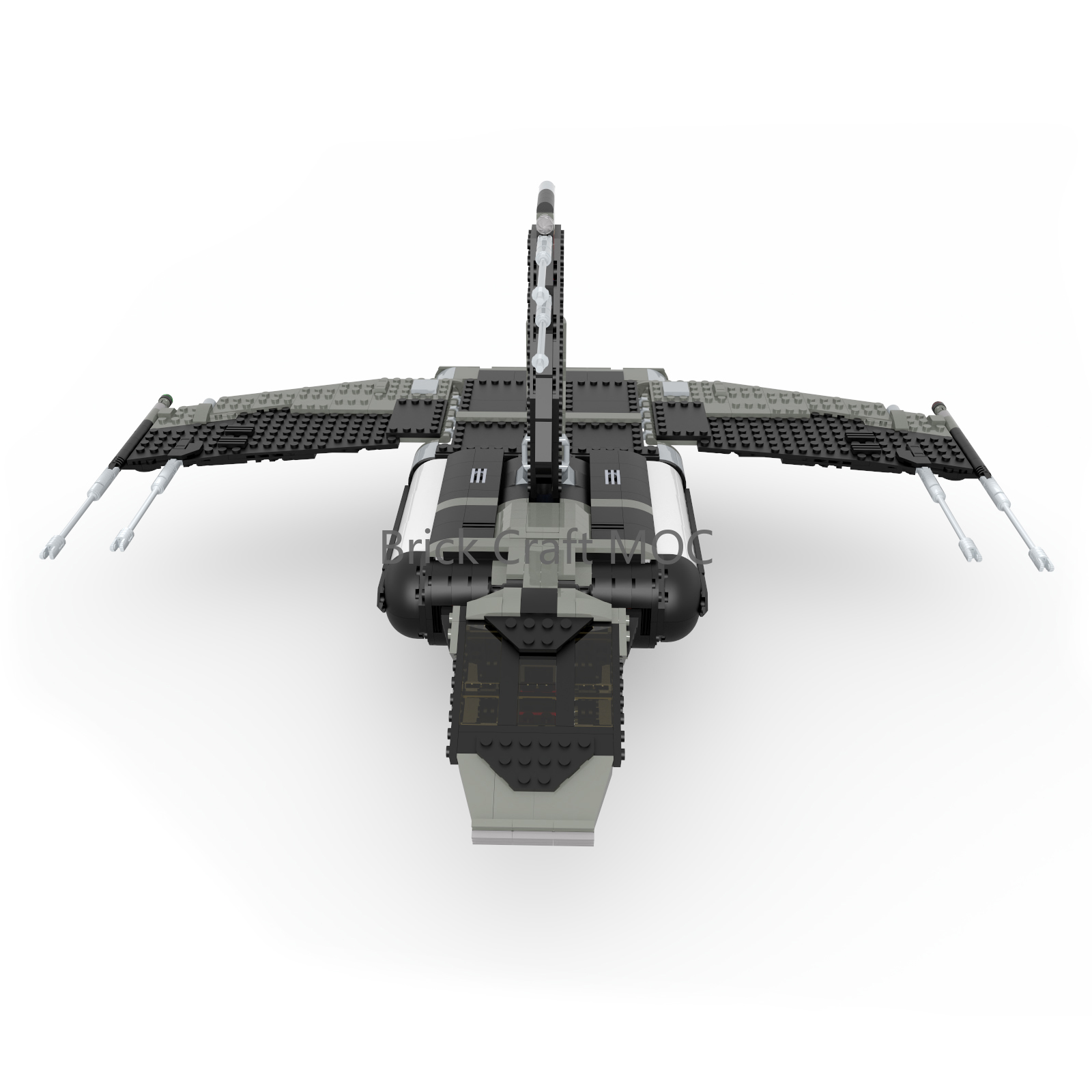 MOC Sci-Fi Infernum-Style Figh - Model Kit X Wing ulasan dan harga
