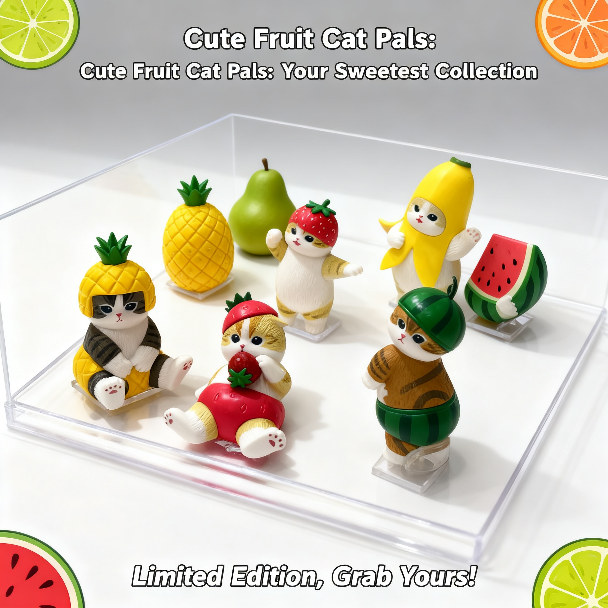 Mofusand Shark Cat Bee Fruit S - Model Kit Box ulasan dan harga