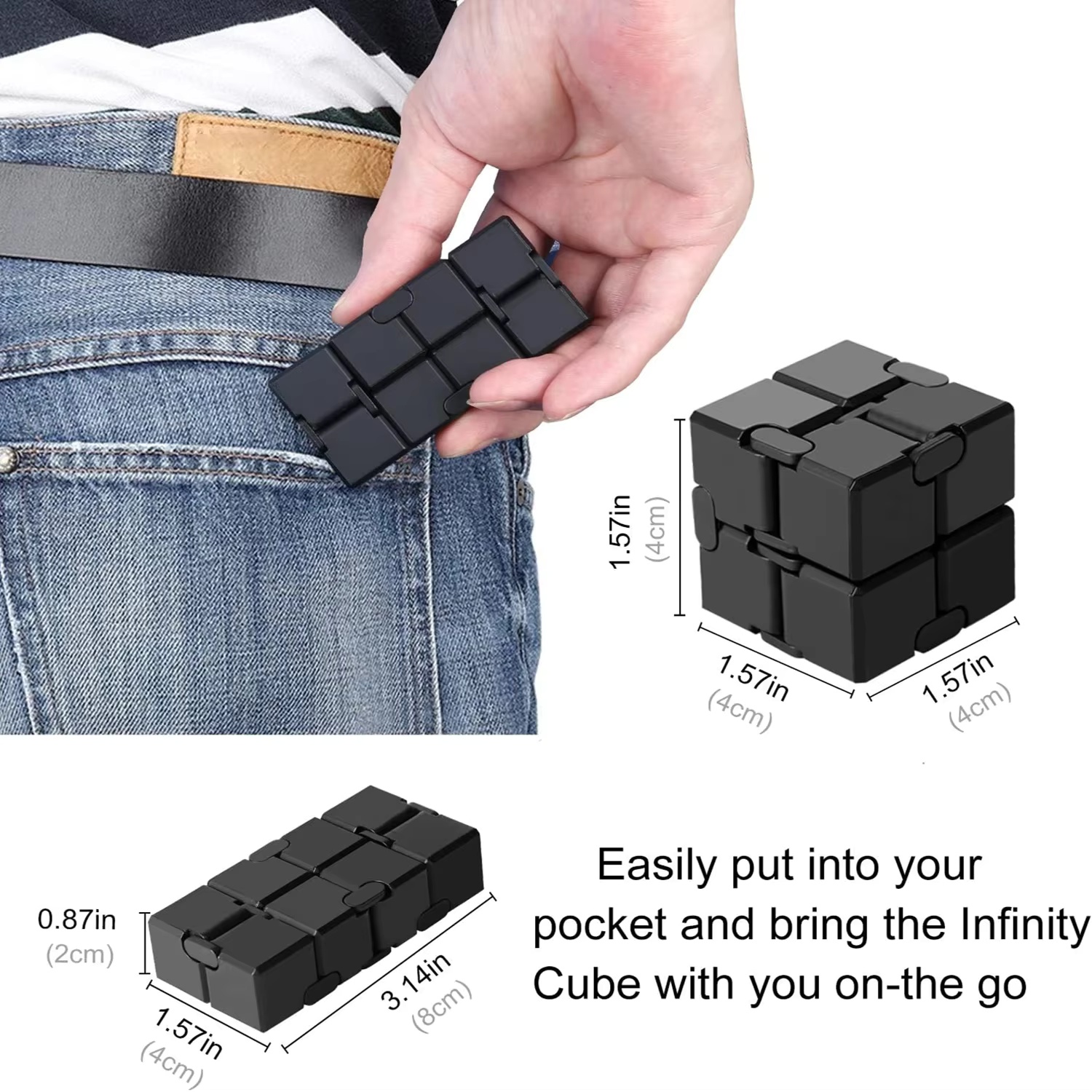Alloy & Plastic Infinity Cube  - Model Kit Infinite Dimension ulasan dan harga