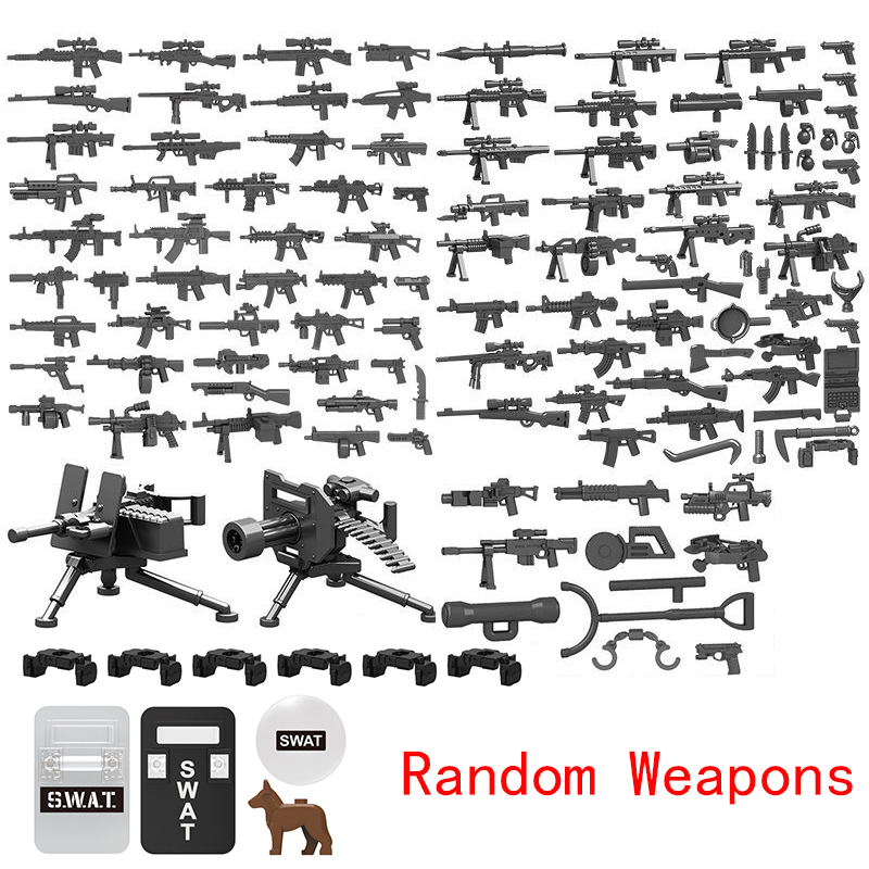 25/50/100Pcs Military Weapons  - Model Kit Gunpla ulasan dan harga