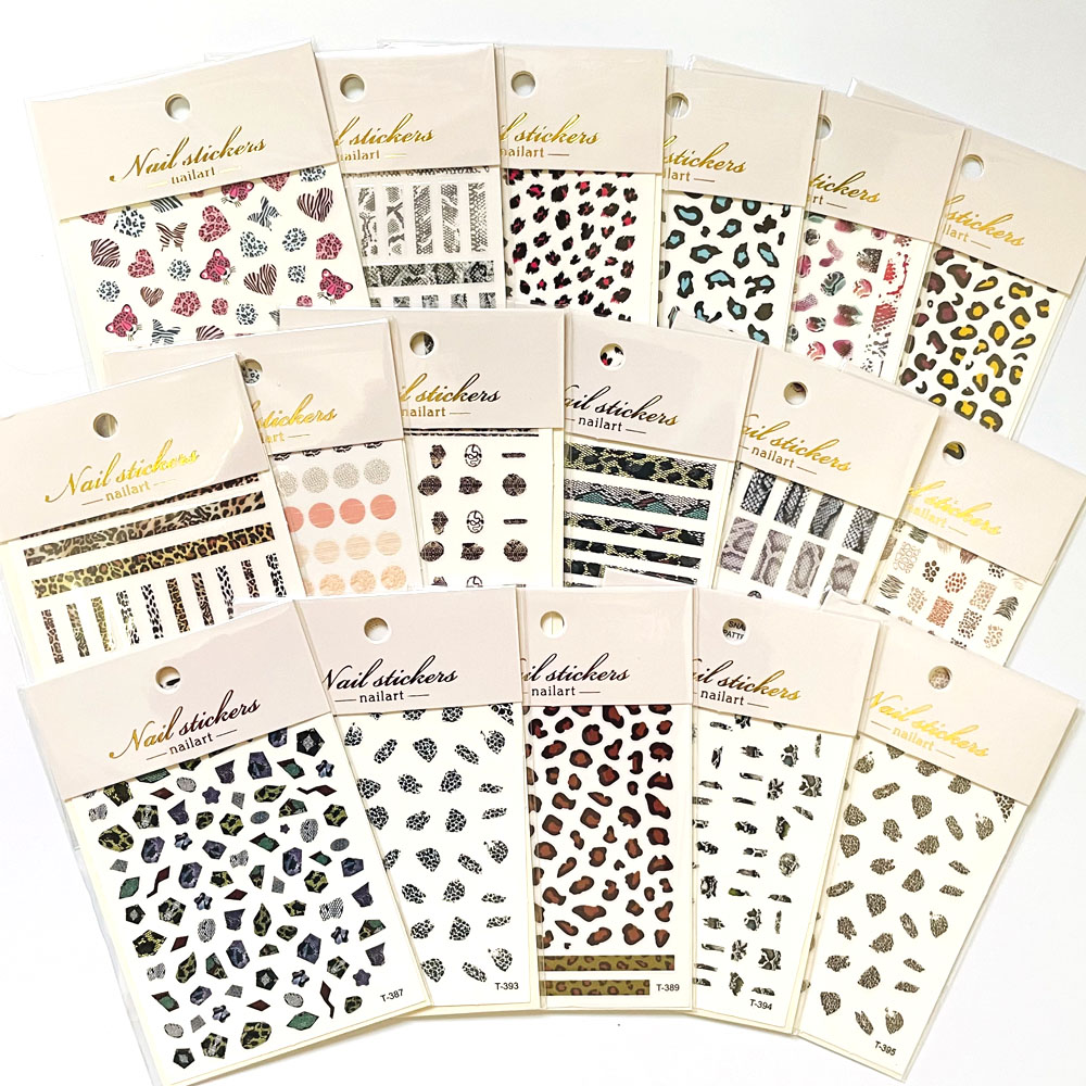 1 Sheet Leopard Sticker 3D Sli - Waterslide Decal Paper ulasan dan harga