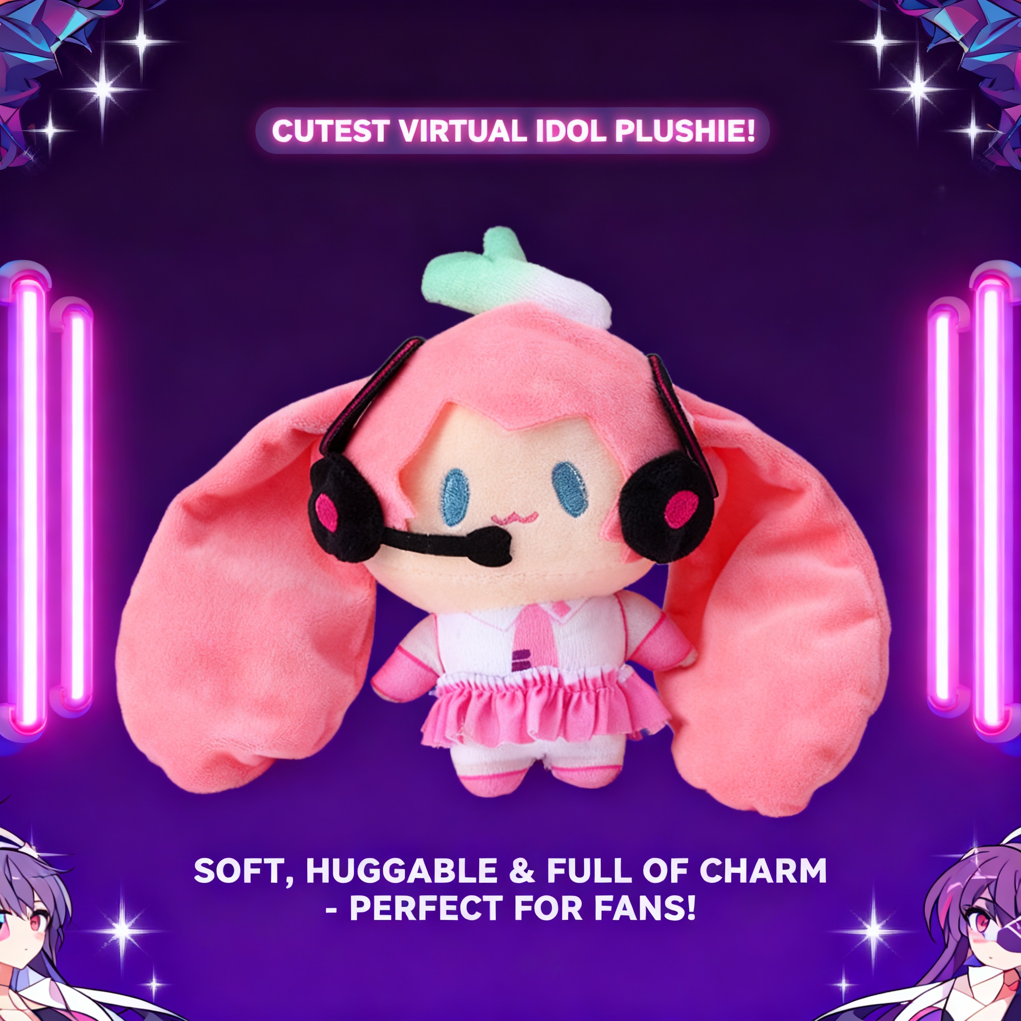 Miku Hatsune Plush Doll Keycha - Model Kit Hatsune Miku ulasan dan harga