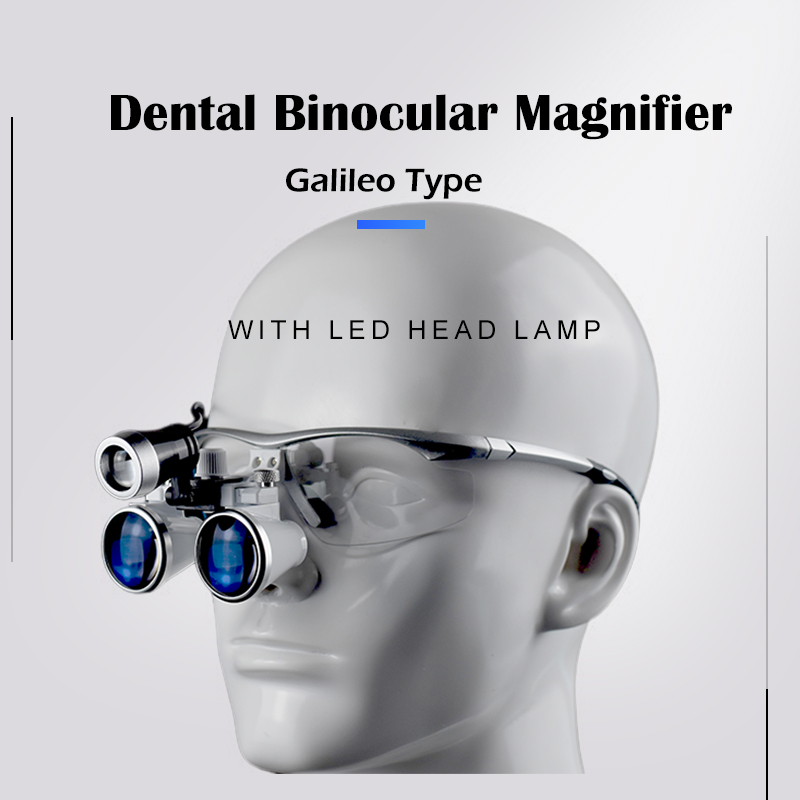 Dentist Loupes Lamp  Lab Medic - Magnifier With Light ulasan dan harga