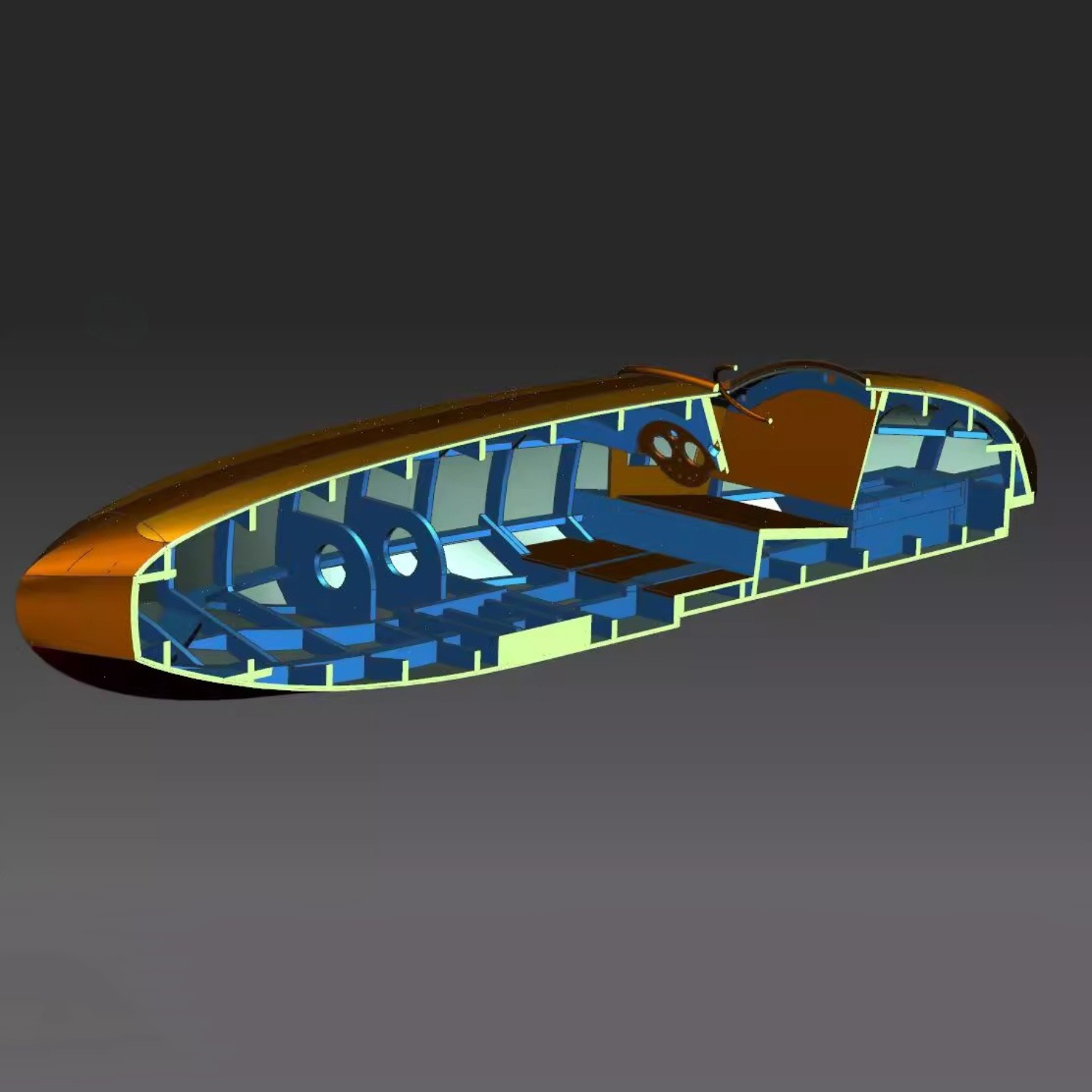 1/6  15 RC Racing Yacht Wooden - Model Kit Yacht ulasan dan harga