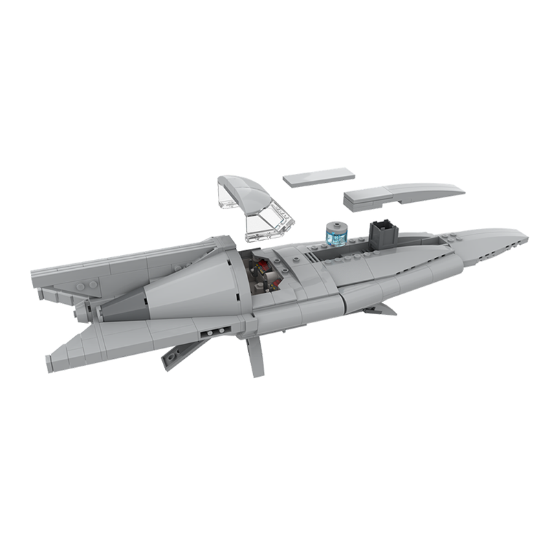 390pcs MOC Diplomatic Yacht St - Model Kit Yacht ulasan dan harga