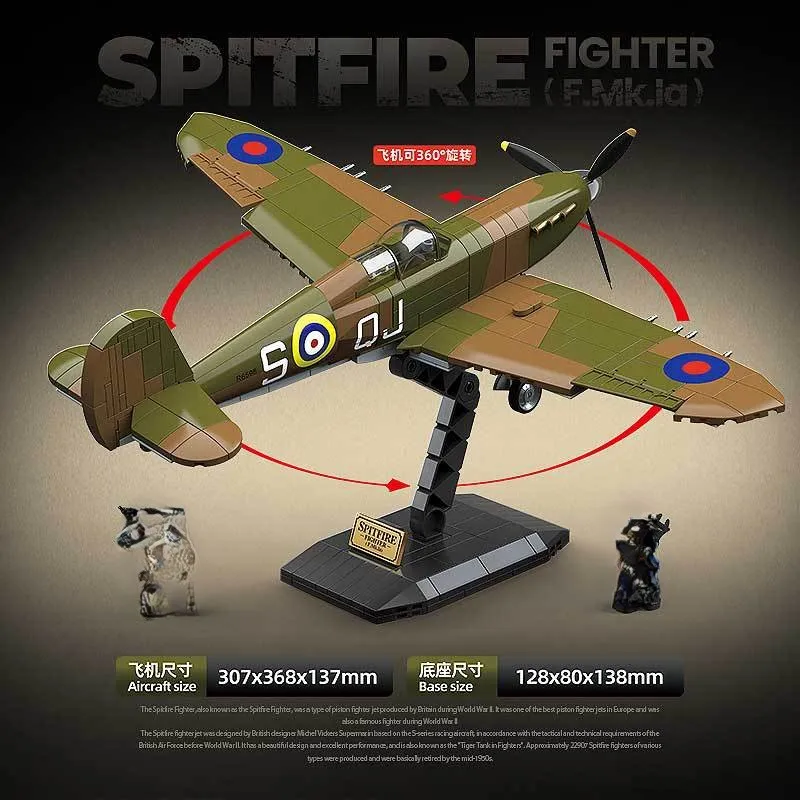 UK Spitfire Fighter Military P - Model Kit Spitfire ulasan dan harga