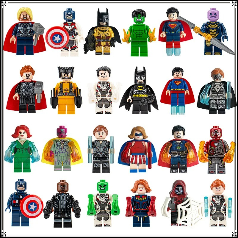 8-24PCS Superhero Minifigures  - Model Kit Batman ulasan dan harga