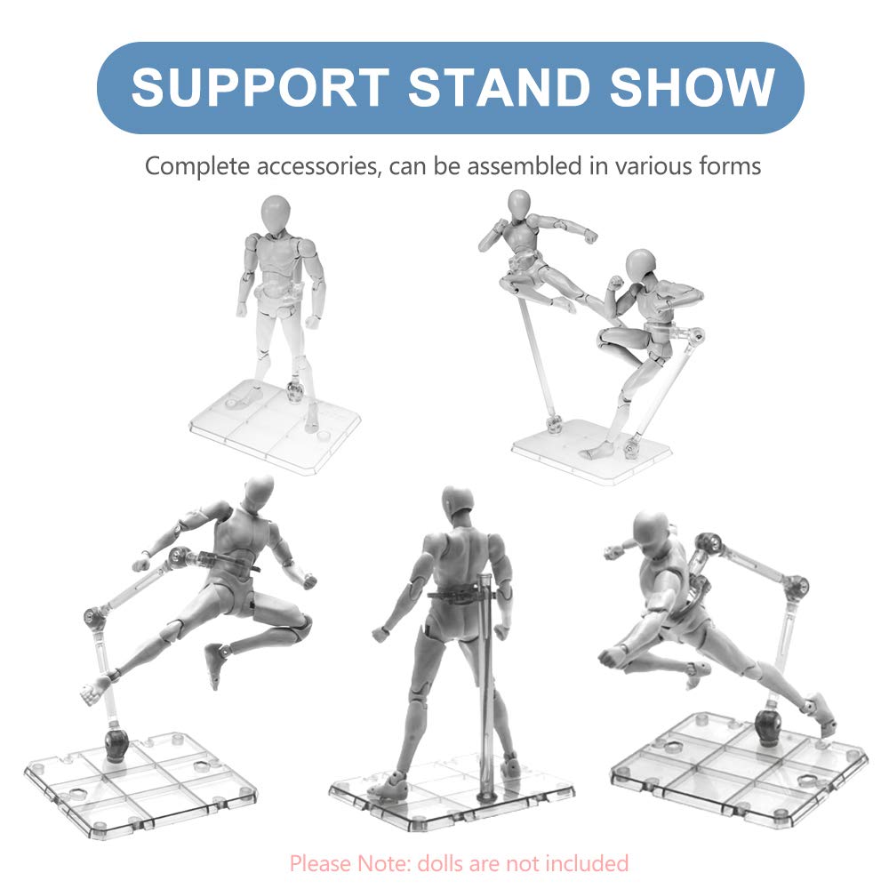 Clear Action Figure Stand,Asse - Model Kit Gunpla ulasan dan harga