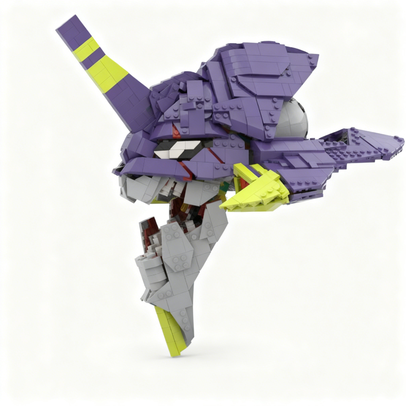 1671pcs MOC Eva 01 Head Evange - Model Kit Evangelion Bandai ulasan dan harga