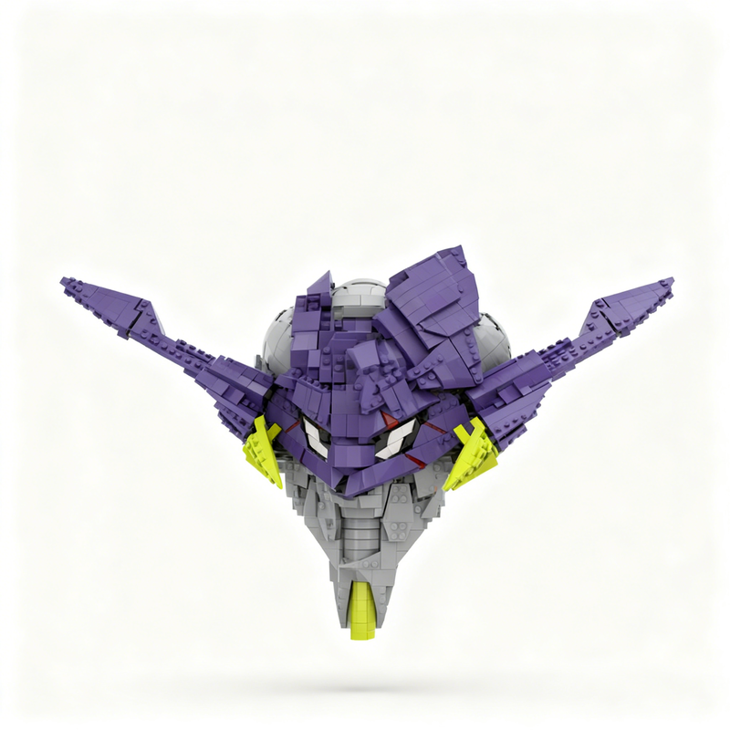 1671pcs MOC Eva 01 Head Evange - Model Kit Evangelion Bandai ulasan dan harga