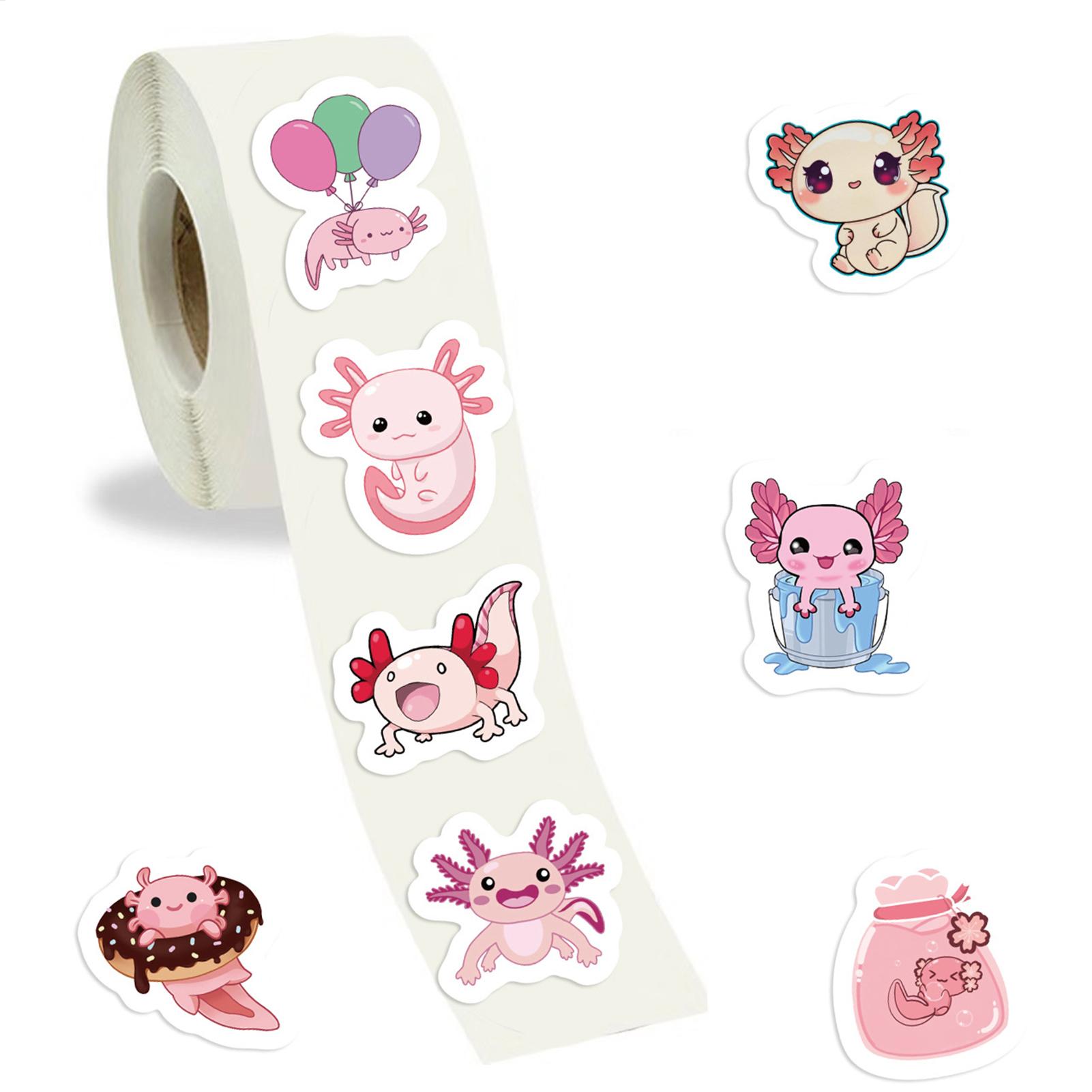 New 500-Sheet Axolotl Stickers - Waterslide Decal Paper ulasan dan harga