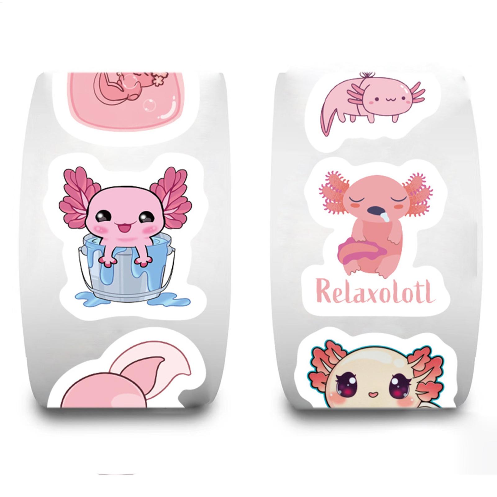 New 500-Sheet Axolotl Stickers - Waterslide Decal Paper ulasan dan harga