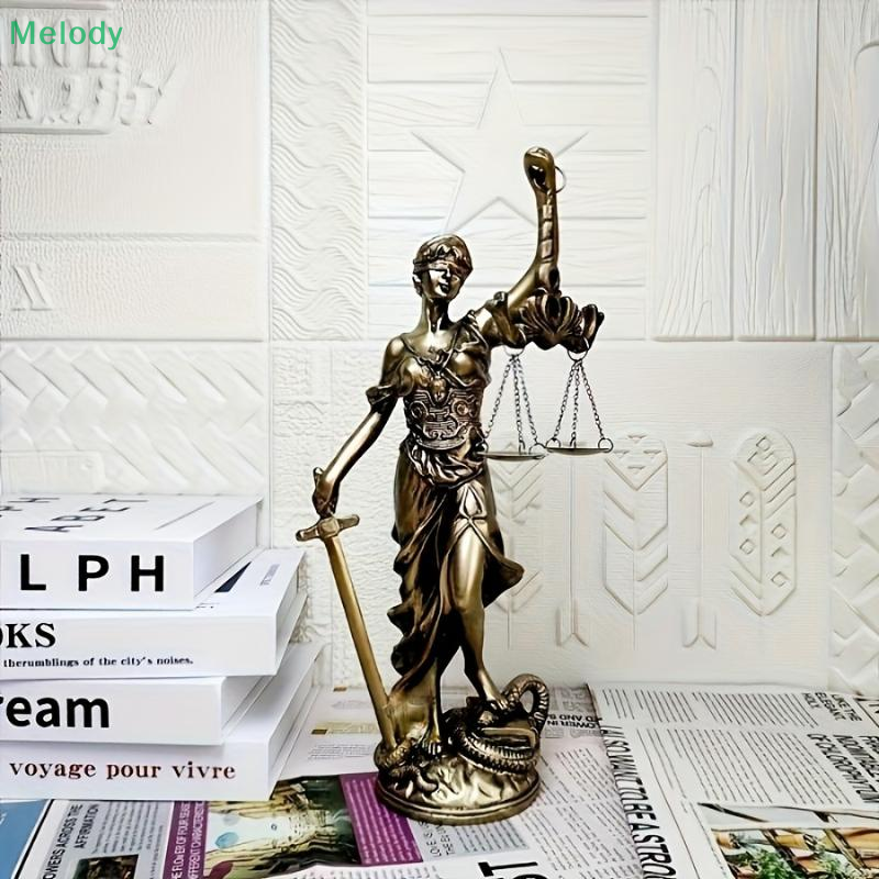 Antique Brass Lady Justice Sta - Model Kit Judge ulasan dan harga