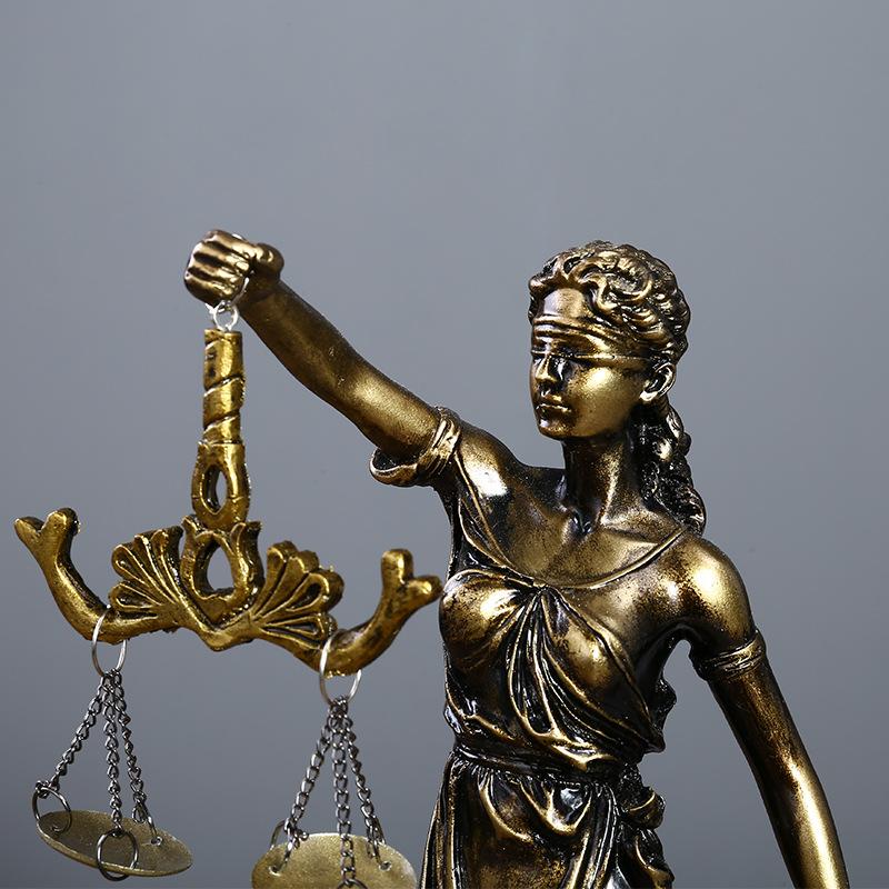 Antique Brass Lady Justice Sta - Model Kit Judge ulasan dan harga