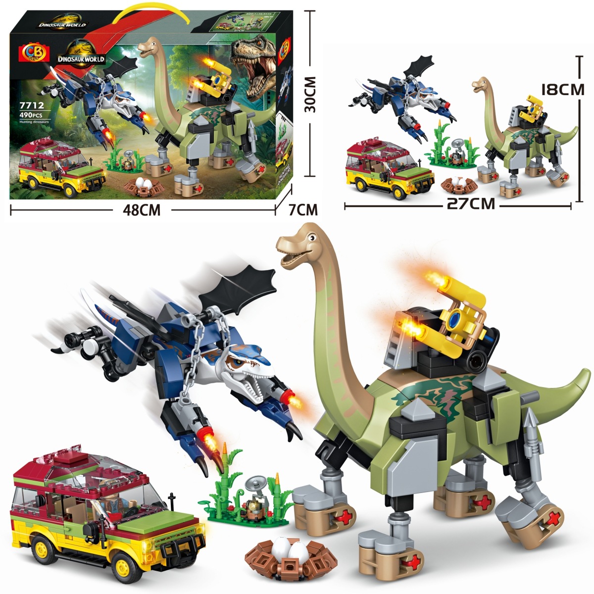 Mechanical Dinosaur Car Buildi - Model Kit Jurassic Park ulasan dan harga