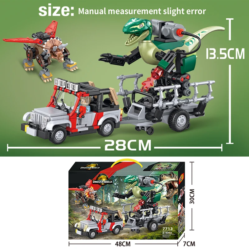 Mechanical Dinosaur Car Buildi - Model Kit Jurassic Park ulasan dan harga