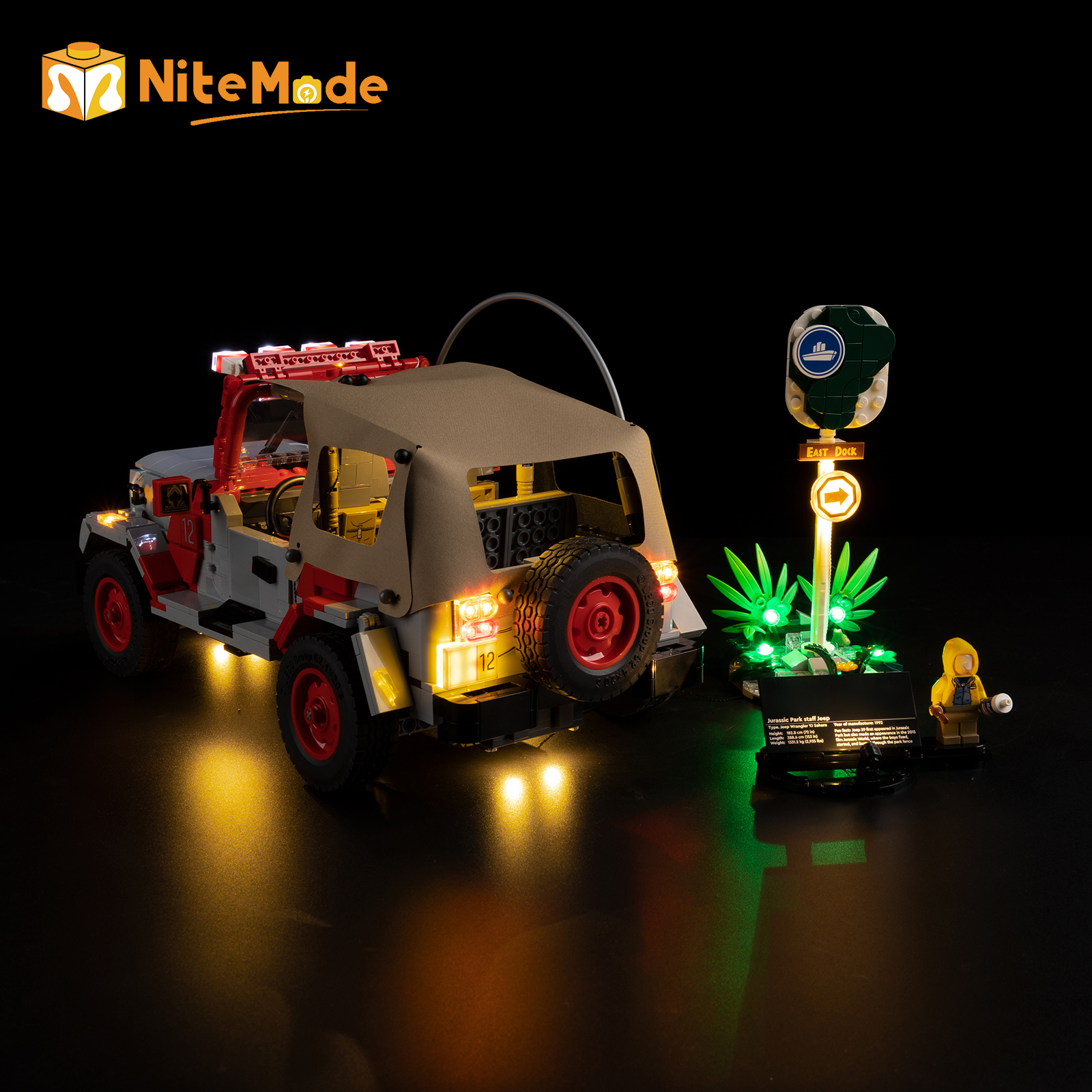 Easylite Led Light Set Suitabl - Model Kit Jurassic Park ulasan dan harga