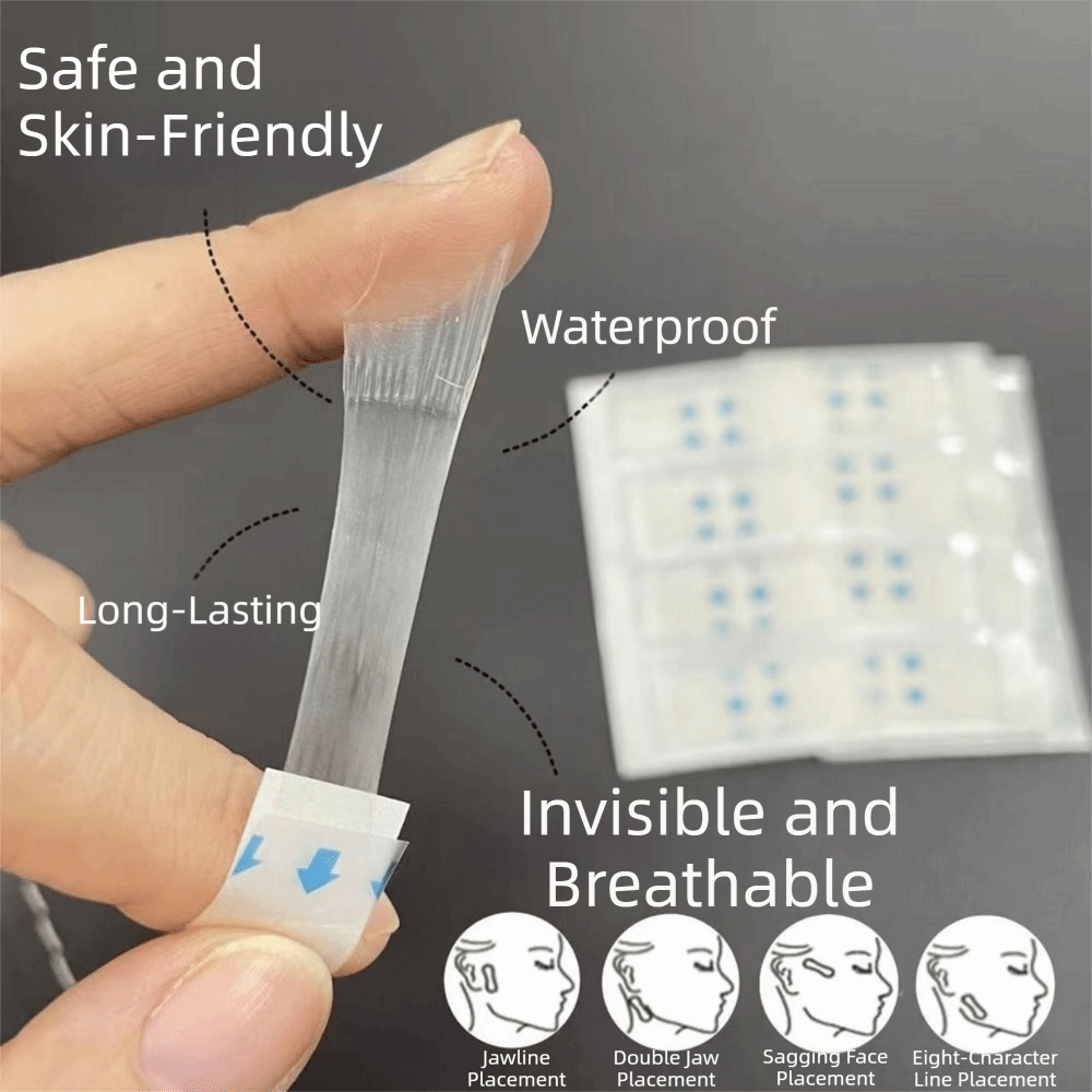 160Pcs Invisible Face Lifting  - Masking Tape Thin ulasan dan harga