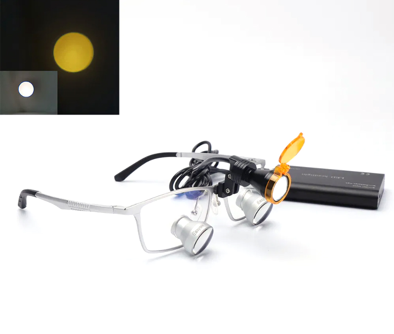 Customized PD Dental loupes 3. - Magnifier With Light ulasan dan harga