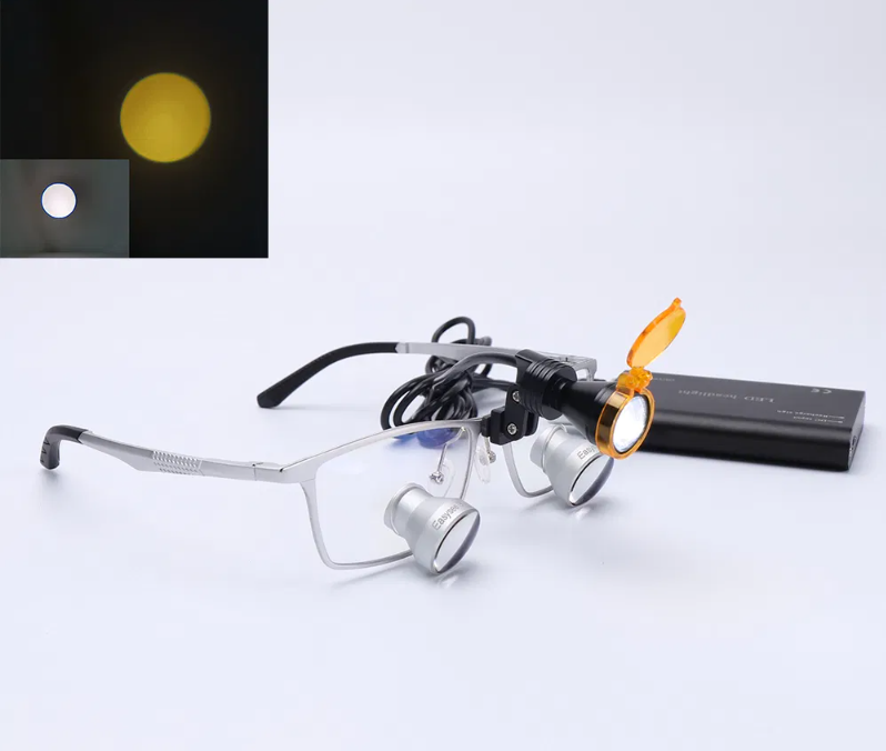 Customized PD Dental loupes 3. - Magnifier With Light ulasan dan harga