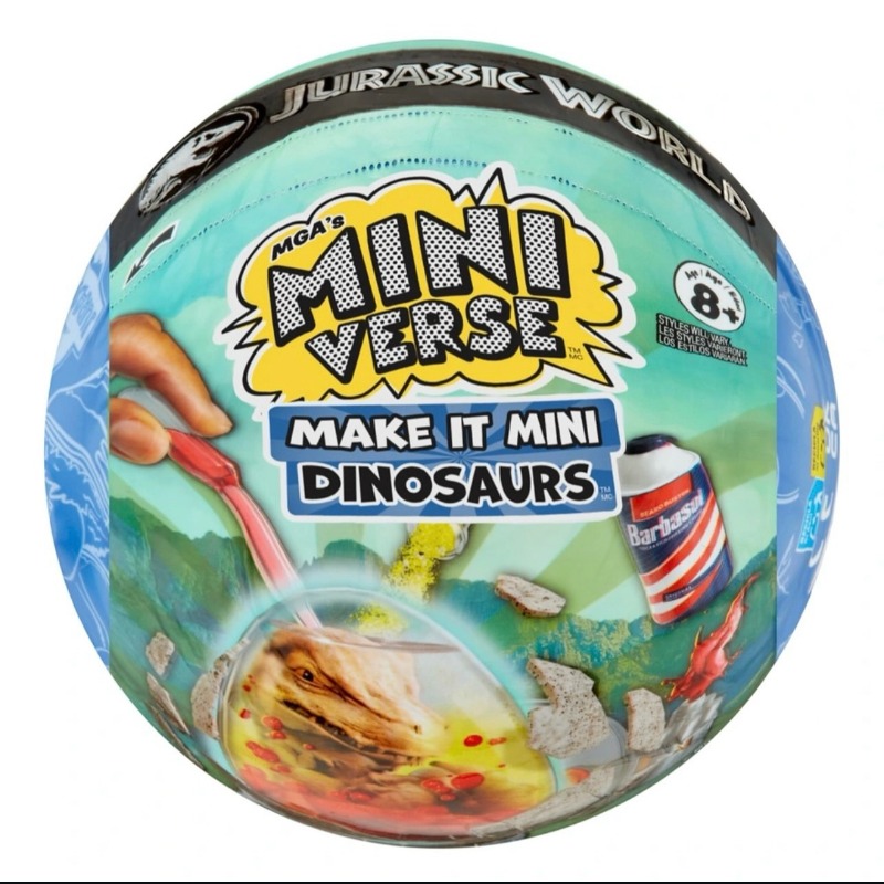 MGA Miniverse Blind Box Jurass - Model Kit Jurassic Park ulasan dan harga