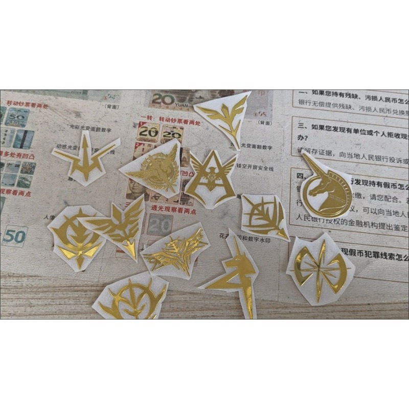 New Gundam Metal Stickers Anim - Model Kit Code Geass ulasan dan harga
